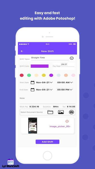 Lyt WorkShift screenshot