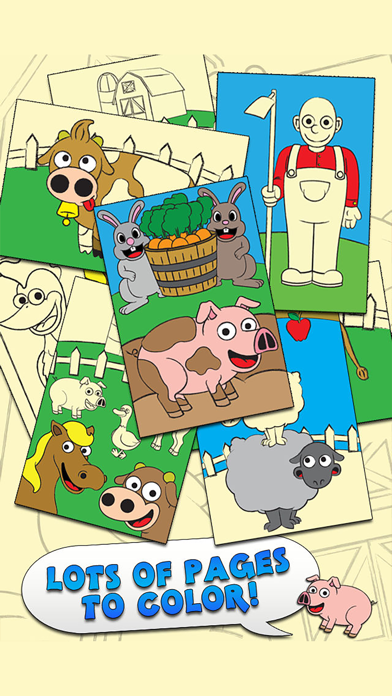 Coloring Farm Tap to Color Fun screenshot
