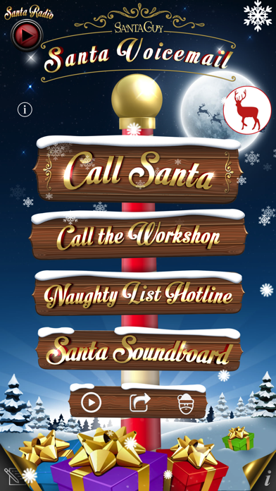 Santa Voicemail screenshot