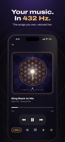 432 Player: Music in 432 Hz screenshot