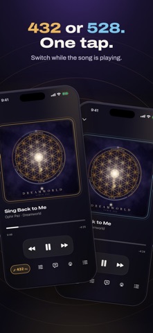 432 Player: Music in 432 Hz screenshot