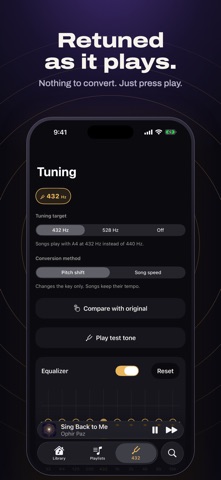 432 Player: Music in 432 Hz screenshot