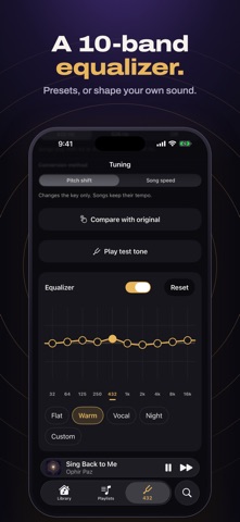 432 Player: Music in 432 Hz screenshot