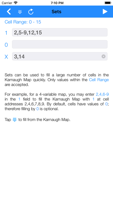 Karnaugh & Boolean Minimizer screenshot