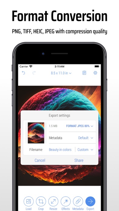 CropSize: Image Resizer Editor screenshot