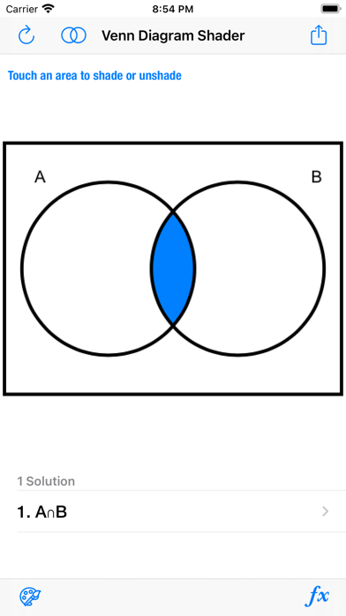 Venn Diagram Shader screenshot
