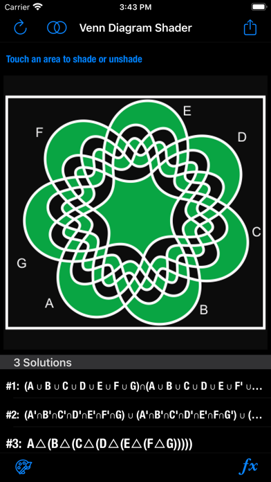Venn Diagram Shader screenshot