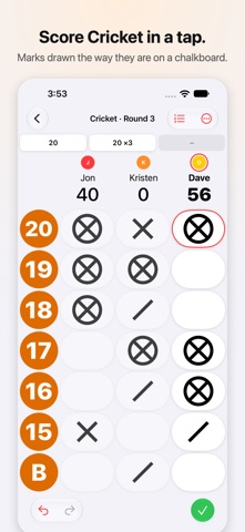 Dart Scoreboard Pro screenshot