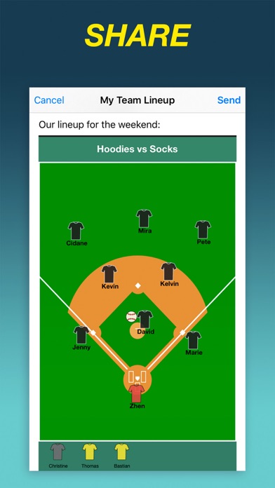 Team Lineup PRO screenshot