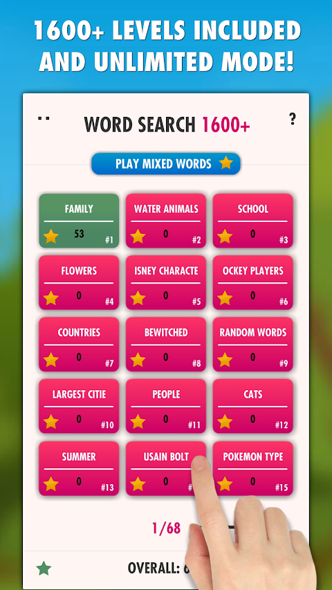 Word Search 1600+ PRO screenshot