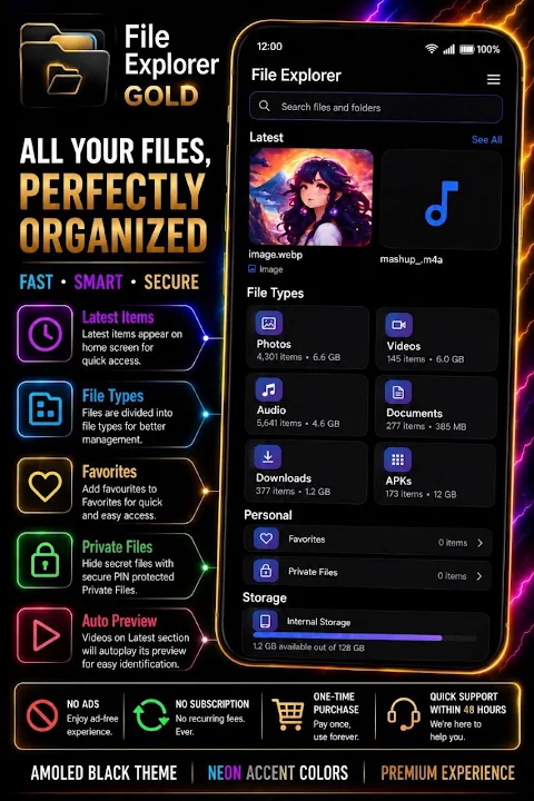 File Explorer – Gold screenshot