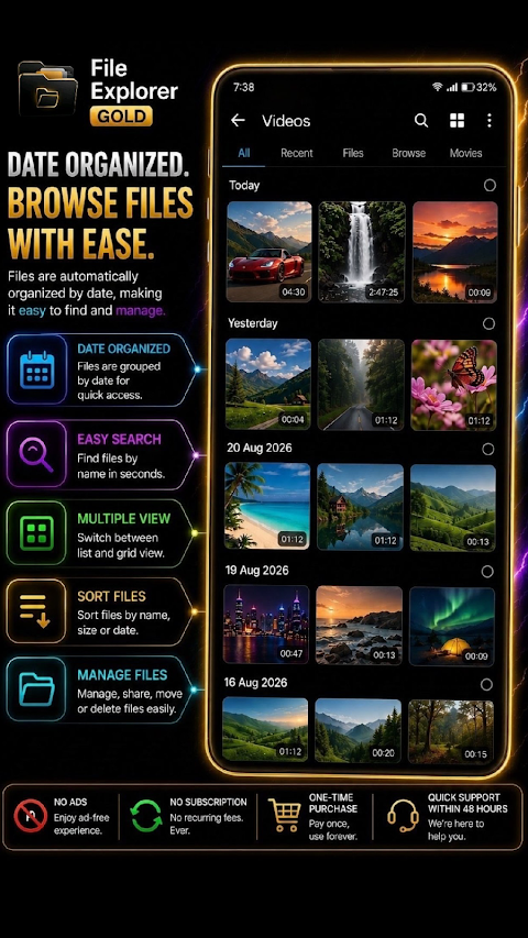 File Explorer – Gold screenshot
