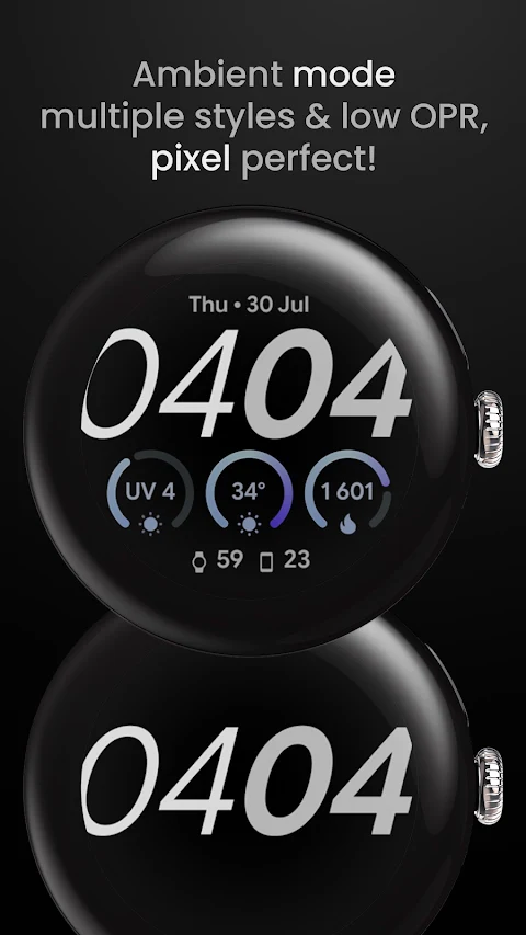 Matte Watch Face screenshot