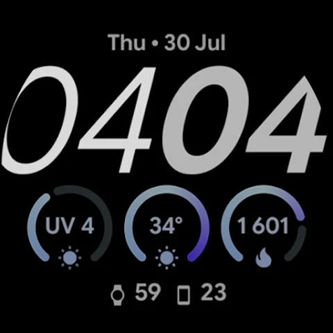 Matte Watch Face screenshot