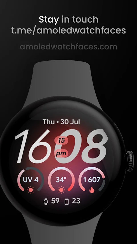 Matte Watch Face screenshot
