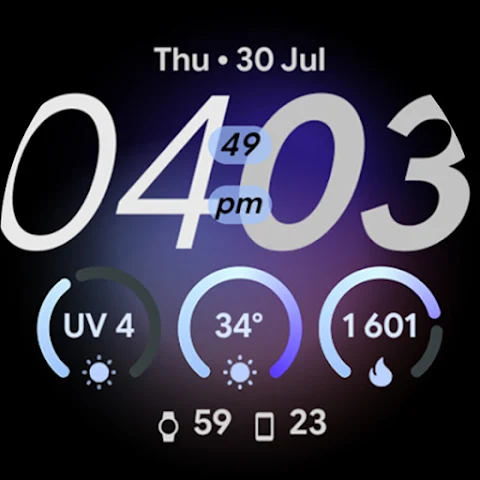 Matte Watch Face screenshot