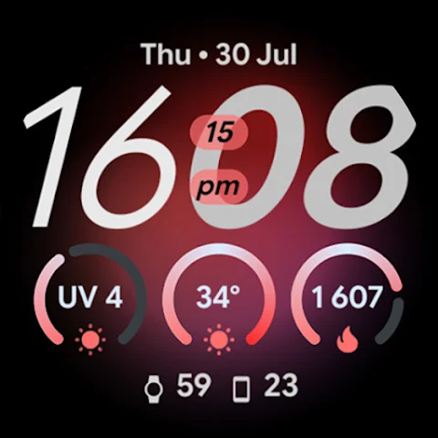 Matte Watch Face screenshot