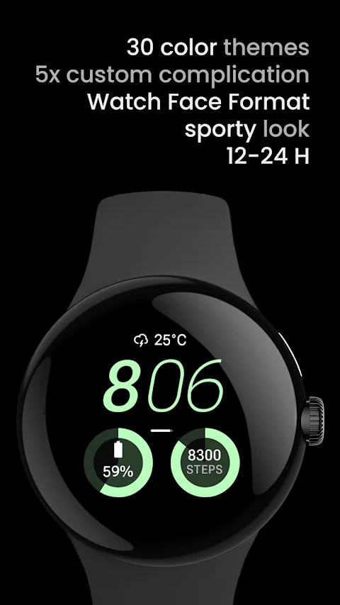 Pace 3: Watch face screenshot