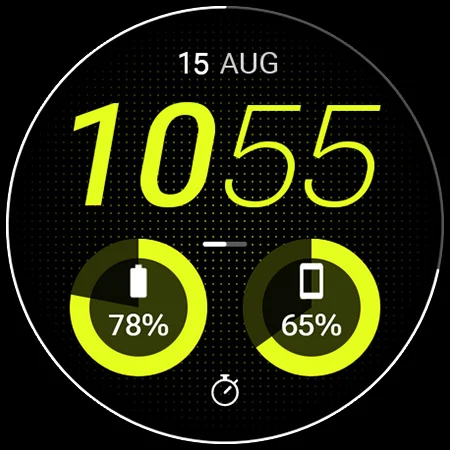 Pace 3: Watch face screenshot