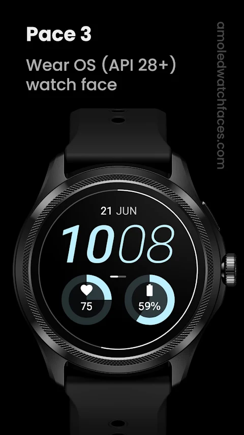 Pace 3: Watch face screenshot