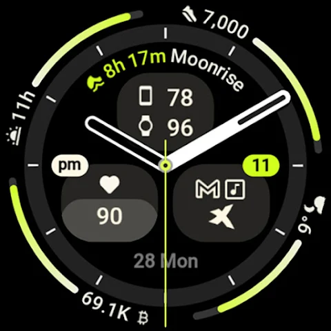 Pathfinder Watch Face screenshot