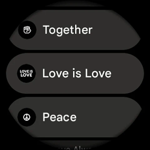 Pride Flag Watch Face screenshot