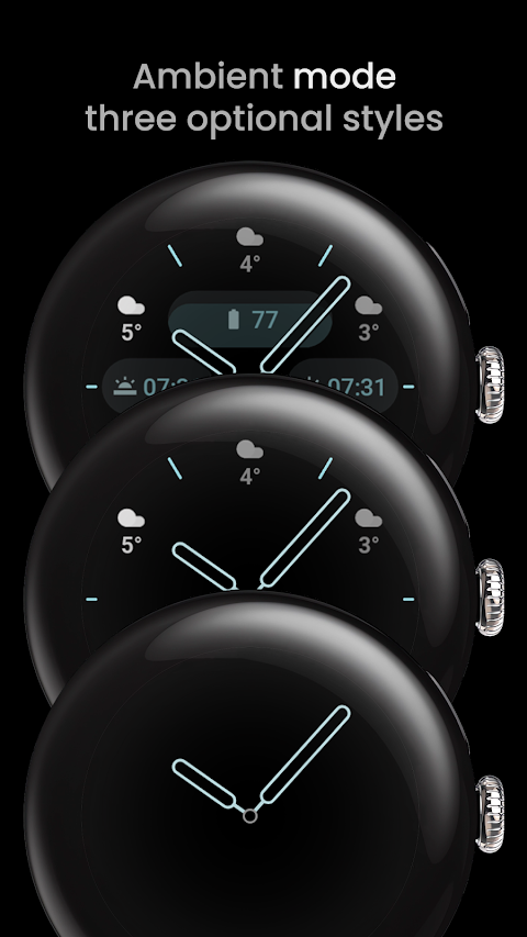 Weather Analog: Watch face screenshot