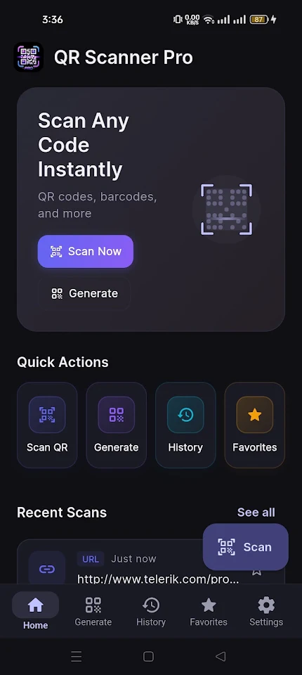 QR & Barcode Scanner screenshot