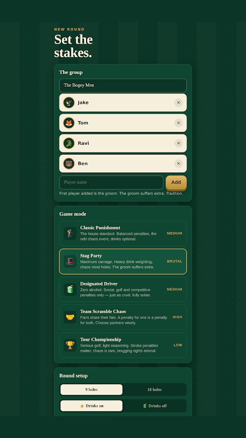Bogey Bar screenshot