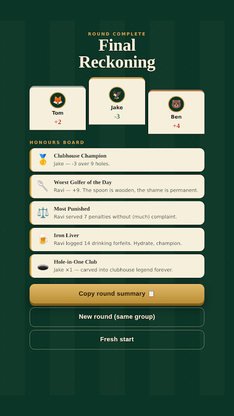 Bogey Bar screenshot