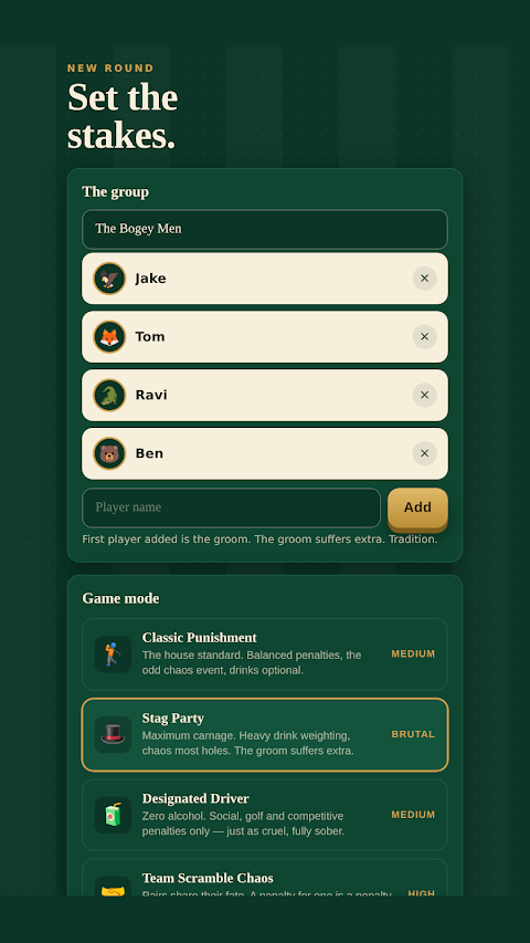 Bogey Bar screenshot