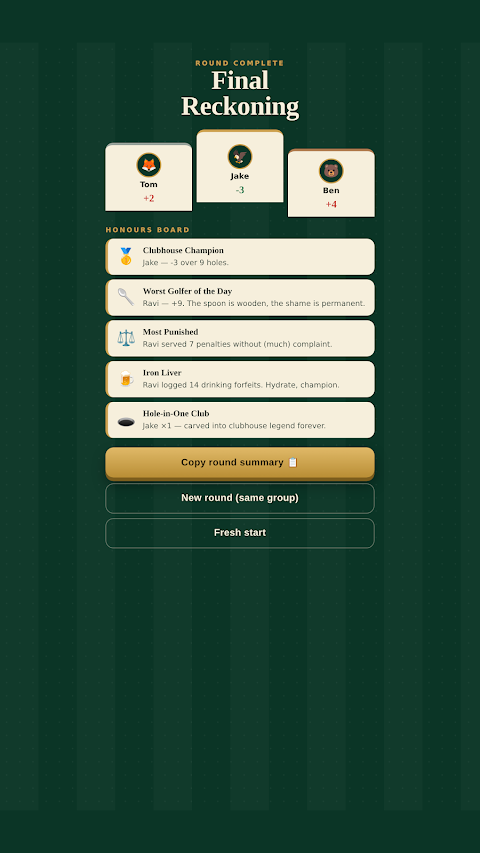 Bogey Bar screenshot