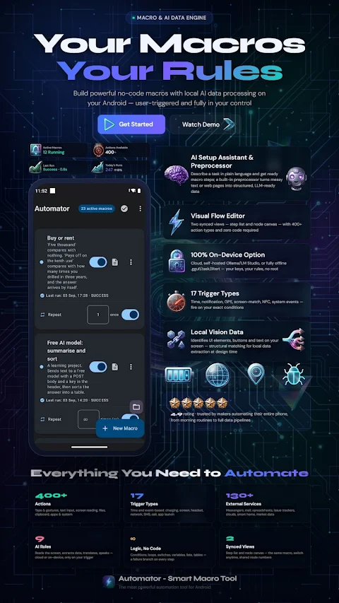 Automator – Smart Macro Tool screenshot