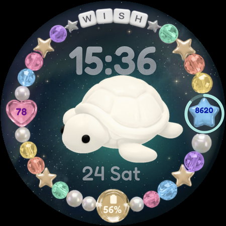 Lucky Turtle Watch Face screenshot