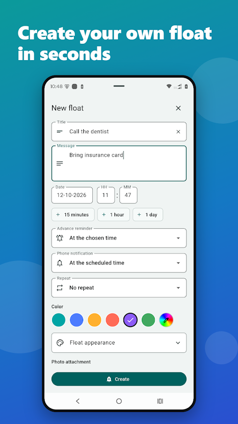 Floatify screenshot