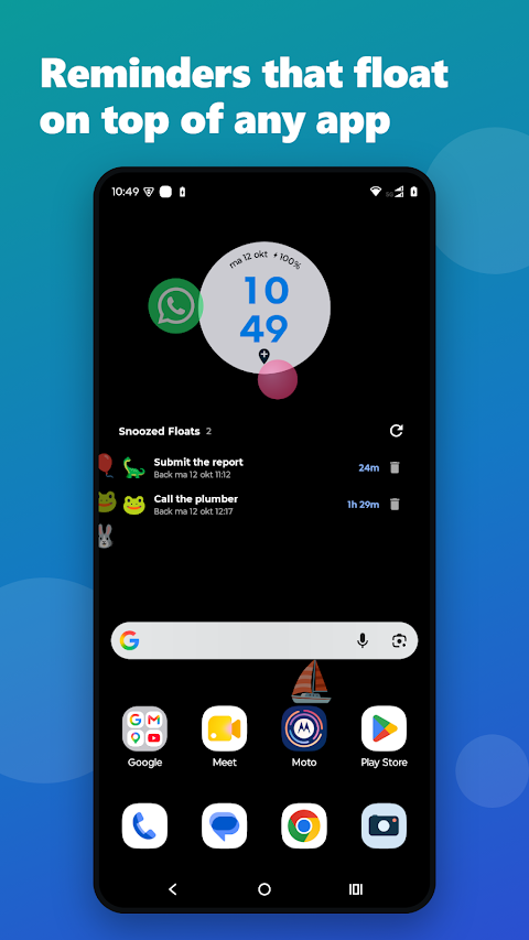 Floatify screenshot