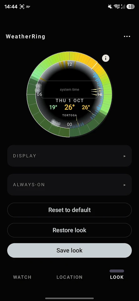 WeatherRing screenshot