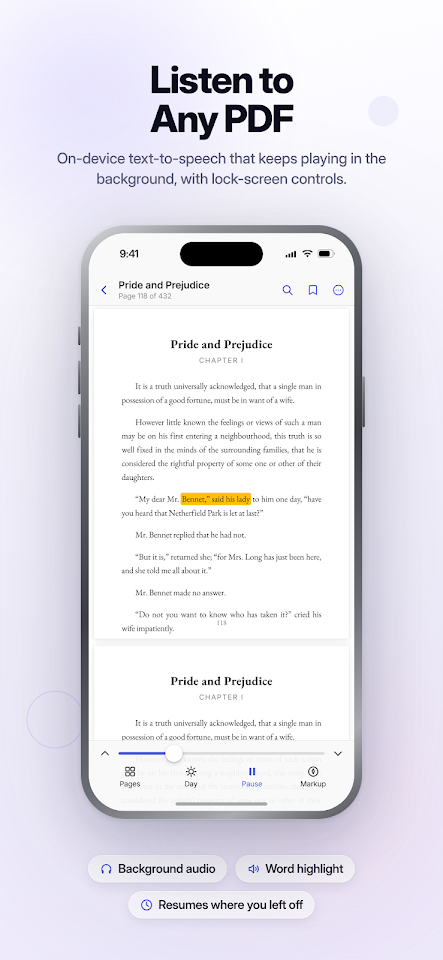 PDFly: PDF Reader & Viewer screenshot
