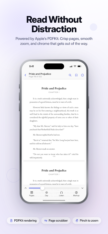 PDFly: PDF Reader & Viewer screenshot