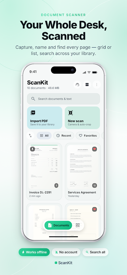 ScanKit: Doc & QR Scanner screenshot