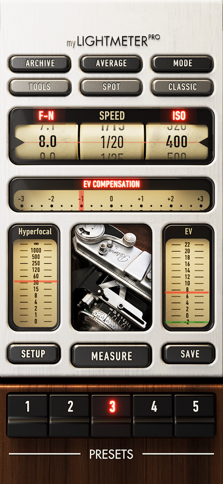 myLightMeter Pro screenshot