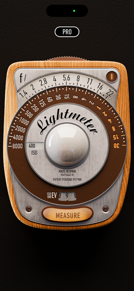 myLightMeter Pro screenshot