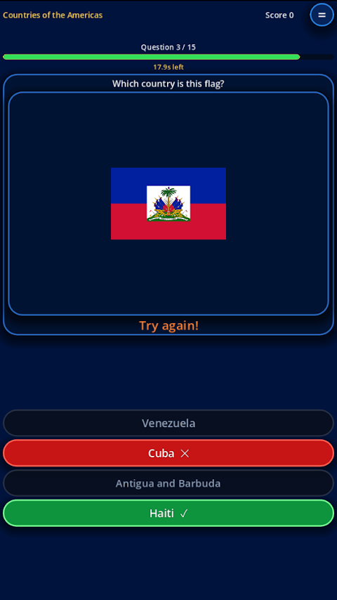 Flag Quiz: Americas screenshot