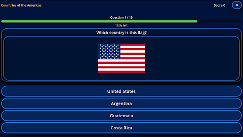 Flag Quiz: Americas screenshot