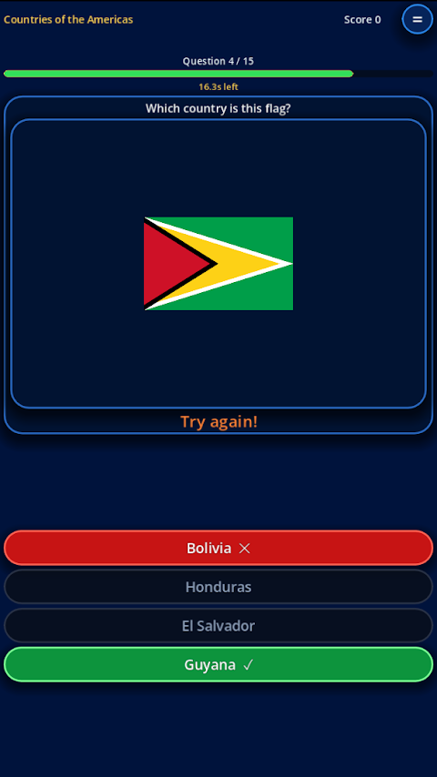 Flag Quiz: Americas screenshot