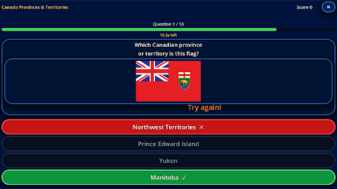 Flag Quiz: Americas screenshot