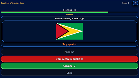Flag Quiz: Americas screenshot