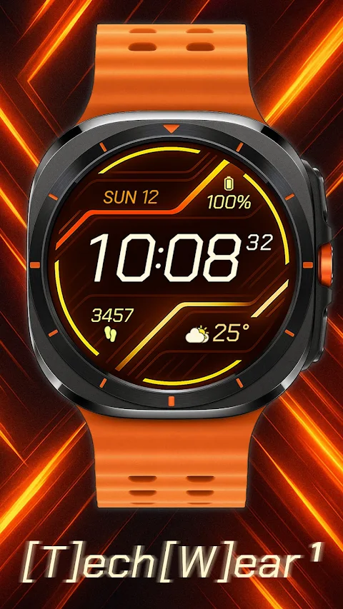 TekWer F1 Digital Watch Face screenshot