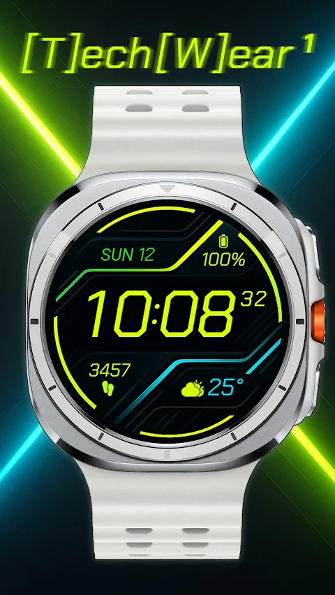 TekWer F1 Digital Watch Face screenshot