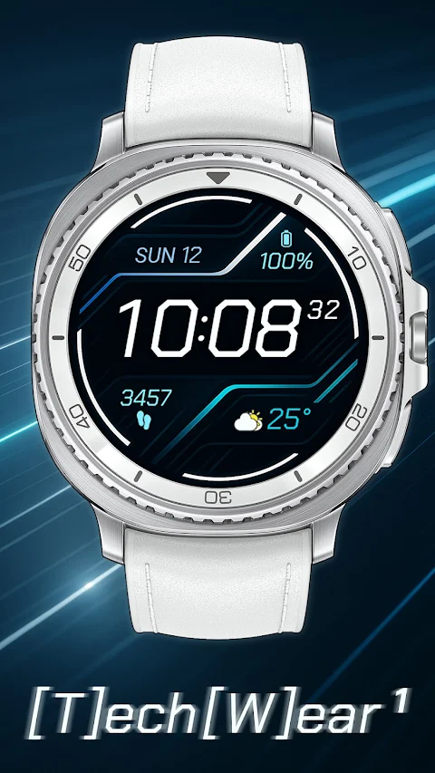 TekWer F1 Digital Watch Face screenshot